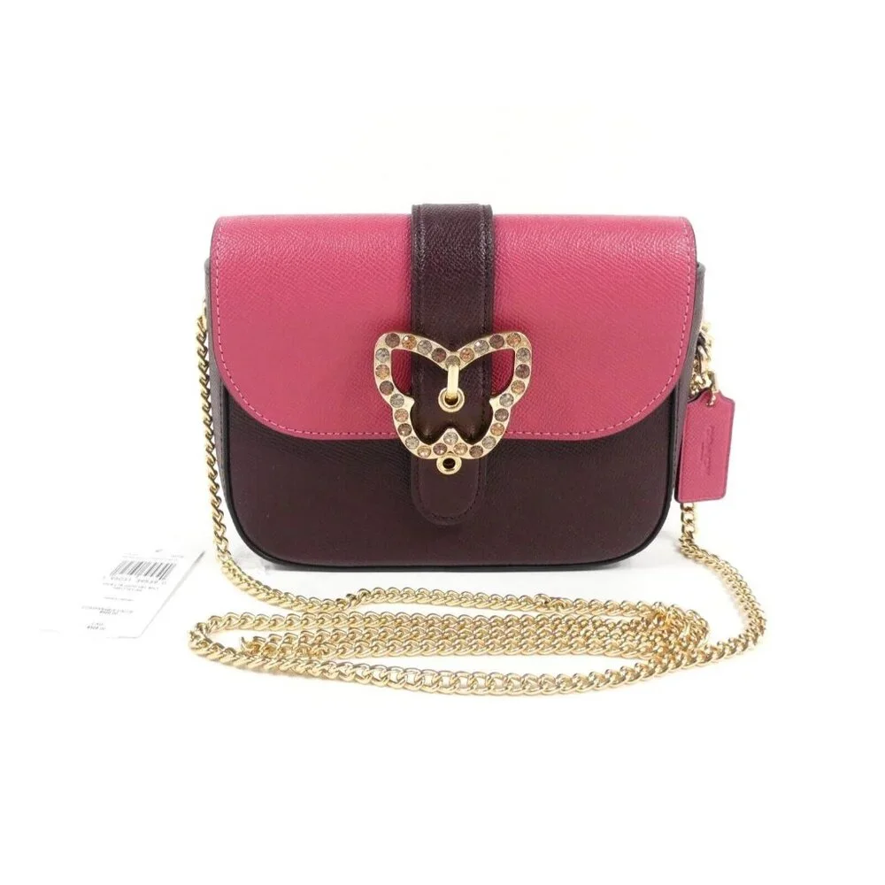 Coach Gemma Strawberry Haze Cranberry Butterfly Crossbody NWT C6796
